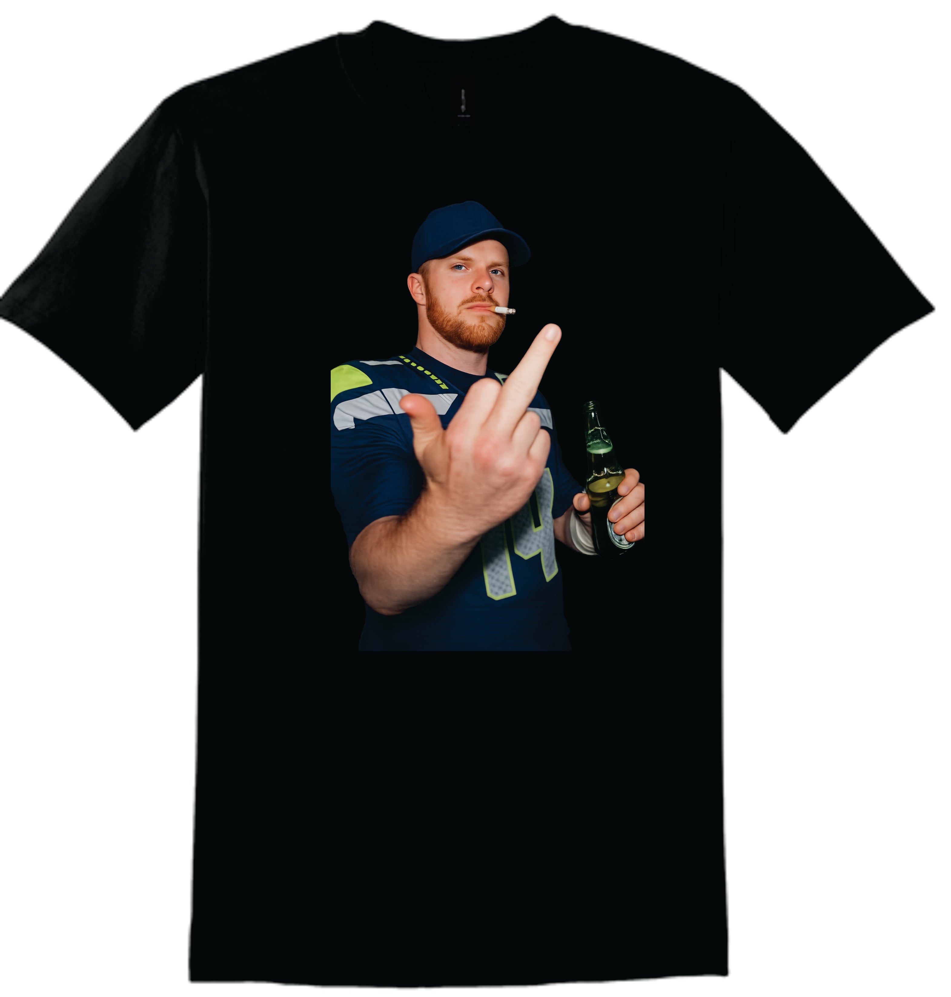 beer and cigarette shirt Sam Darnold Beer Cigarette Middle Finger Shirt - Superbowl Parade beer and cigarette shirt Sam Darnold Beer Cigarette Middle Finger Shirt - Superbowl Parade