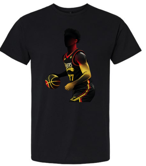 Sports Graphic Shirt - VJ Edgecombe - Sixers – Custom Creations