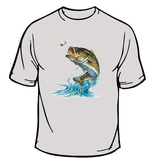 Bass Fishing T-Shirt – Custom Creations