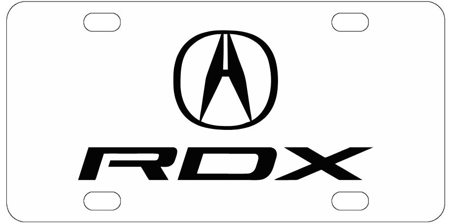 Acura RDX License Plate