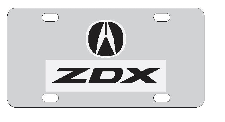 Acura ZDX License Plate