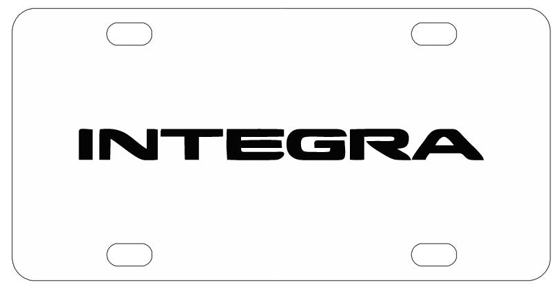 Acura Integra License Plate