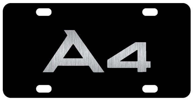 Audi A4 License Plate