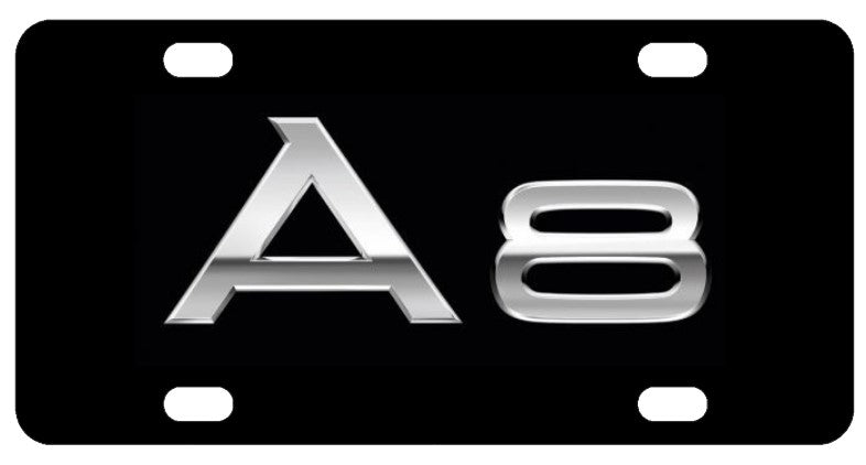 Audi A8 License Plate
