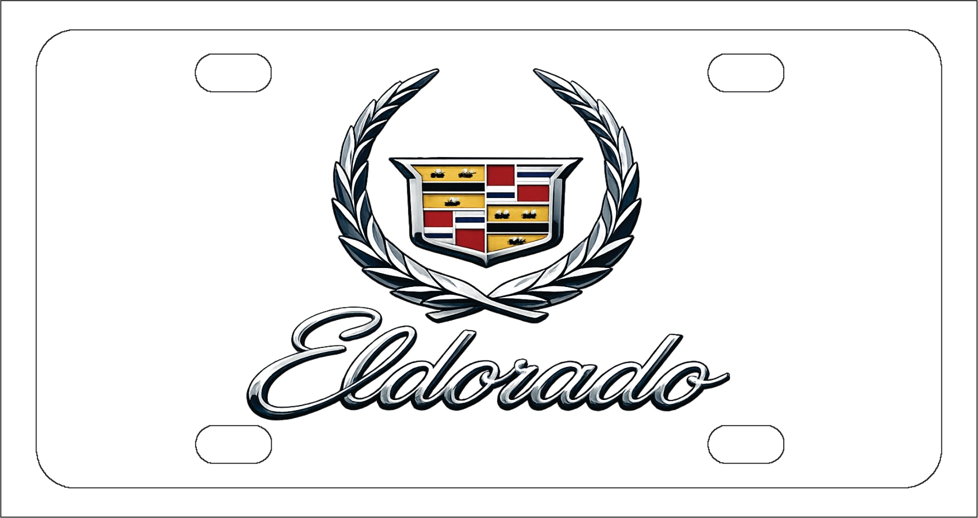 Cadillac Eldorado License Plate