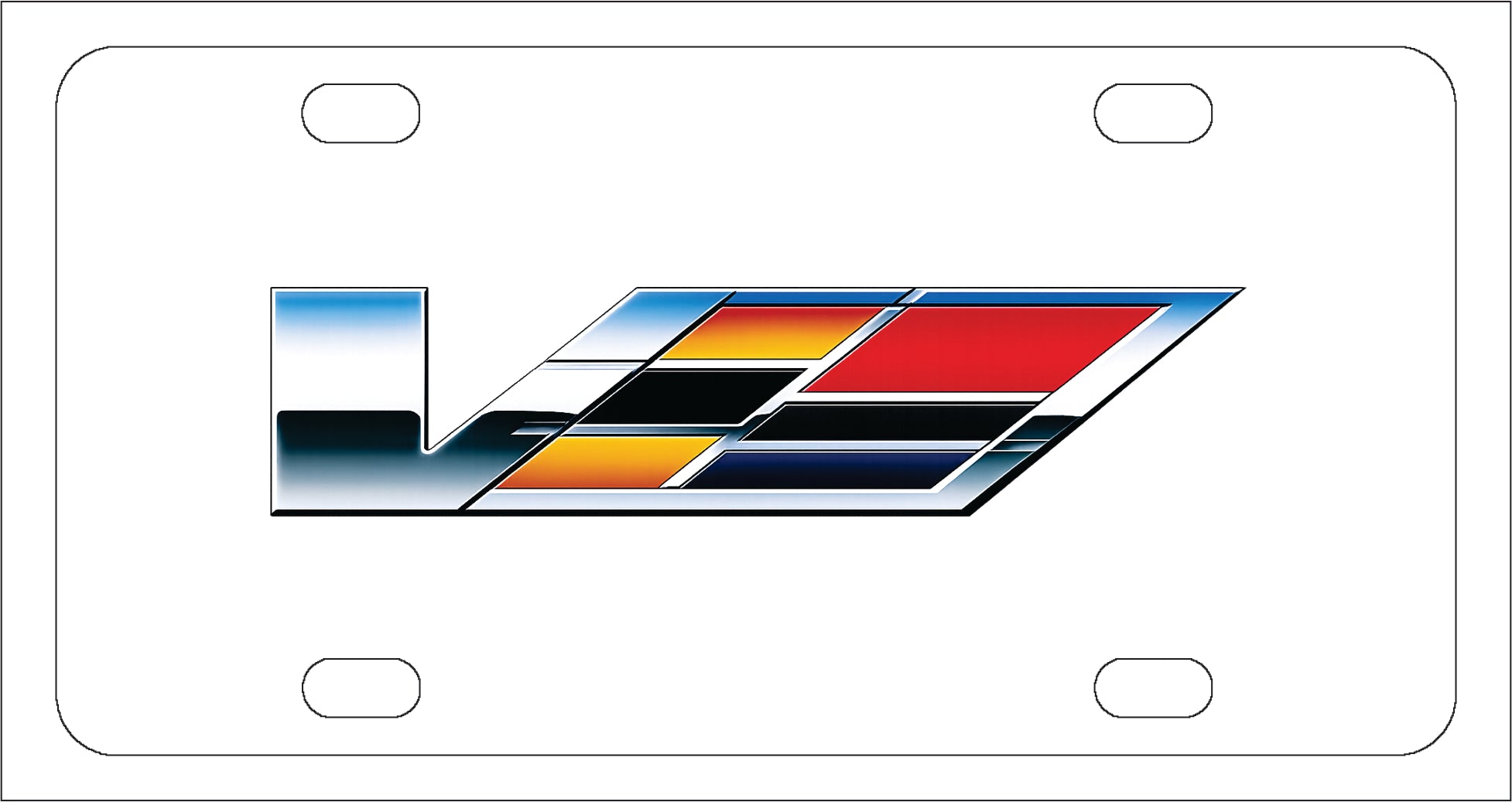 Cadillac V-Series License Plate