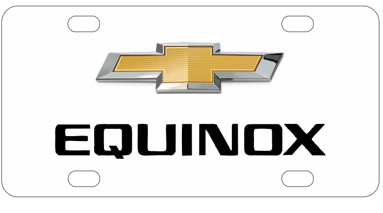 Chevy Equinox License Plate