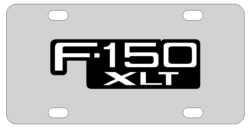 Ford F150 XLT License Plate
