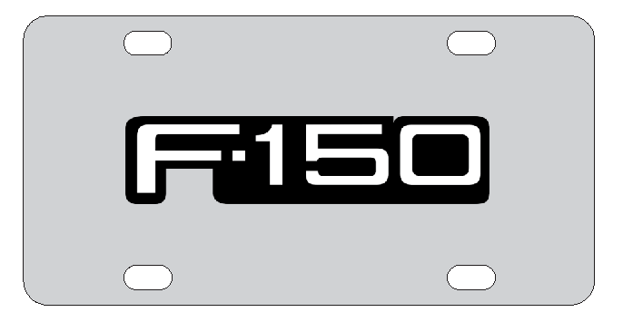 Ford F150 License Plate
