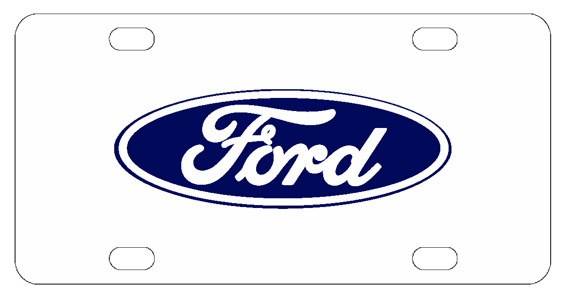 Ford License Plate