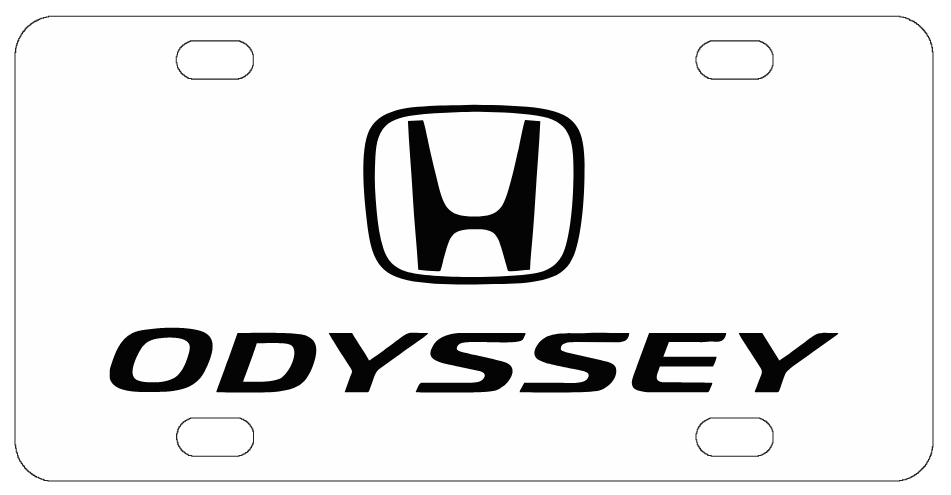 Honda Odyssey License Plate