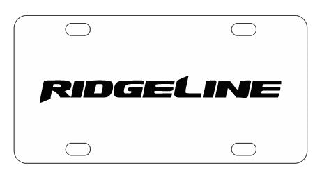 Honda Ridgeline License Plate