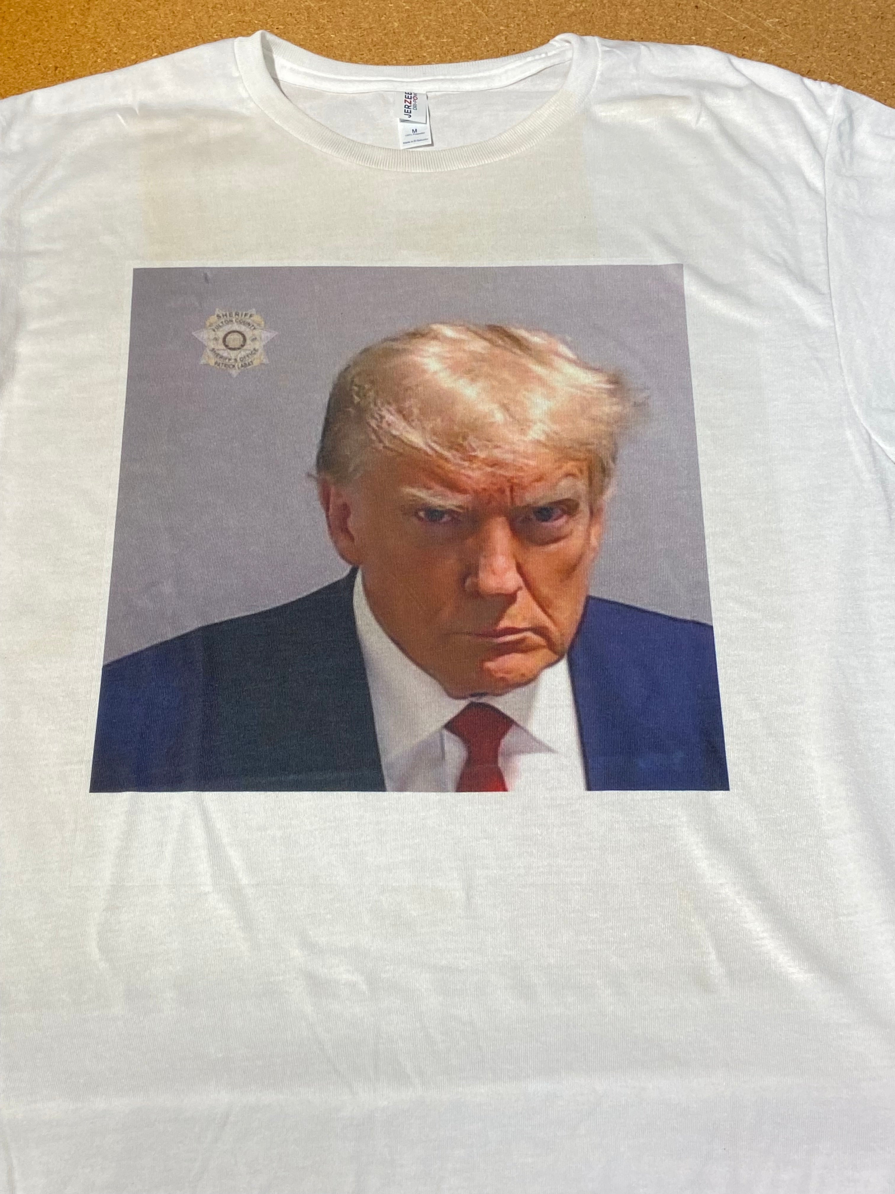 trump mugshot shirt