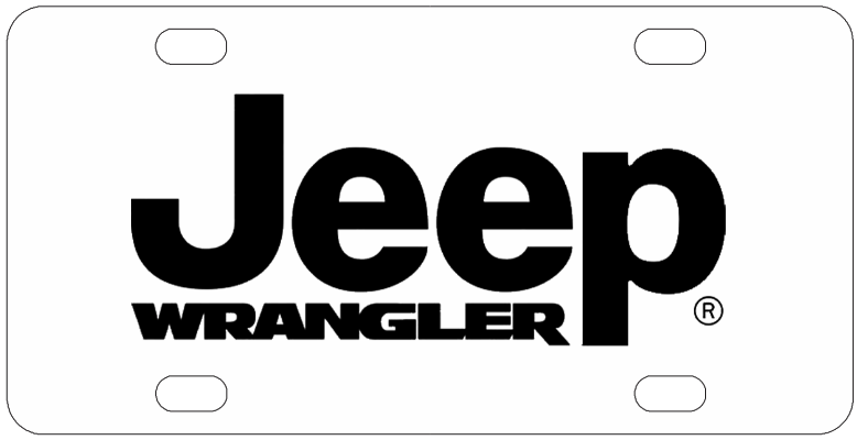 Jeep Wrangler License Plate