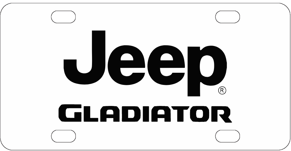 Jeep Gladiator License Plate