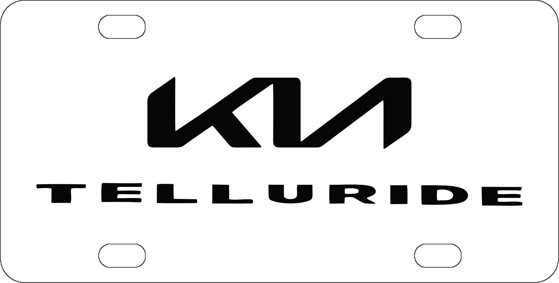 Kia Telluride License Plate
