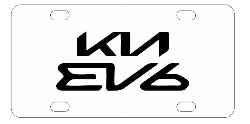 Kia EV6 License Plate