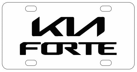 Kia Forte License Plate