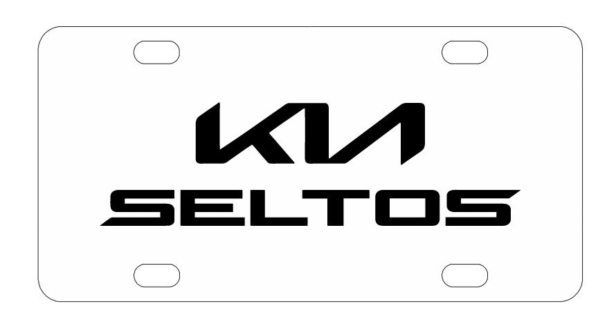 Kia Seltos License Plate