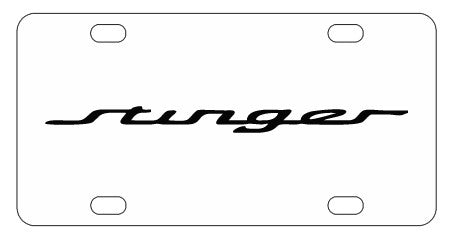 Kia Stinger License Plate