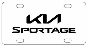 Kia Sportage License Plate