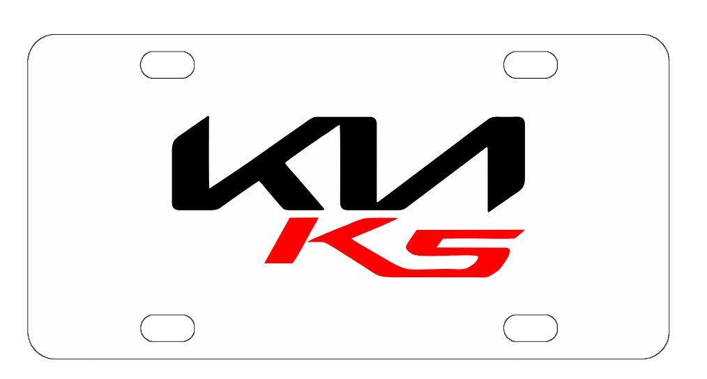 Kia K5 license plate