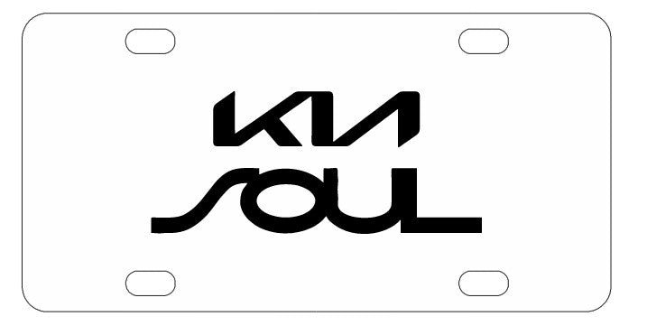 Kia Soul License Plate