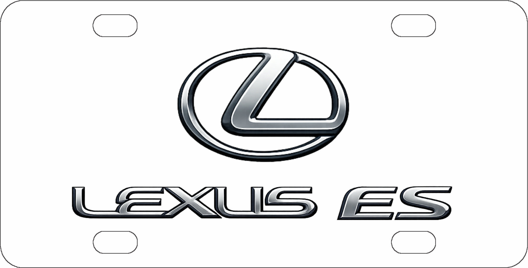 Lexus ES License Plate