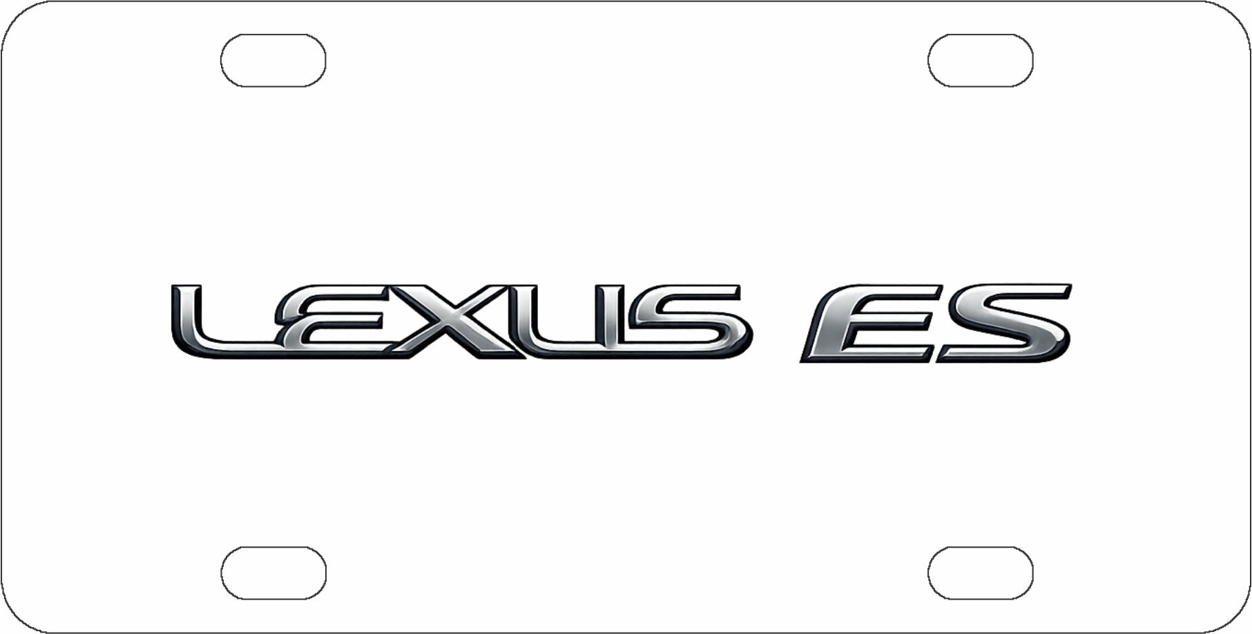 Lexus ES License Plate
