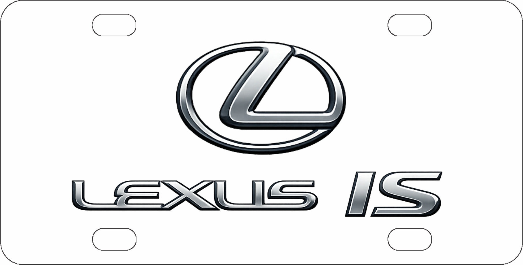 Lexus IS License Plate