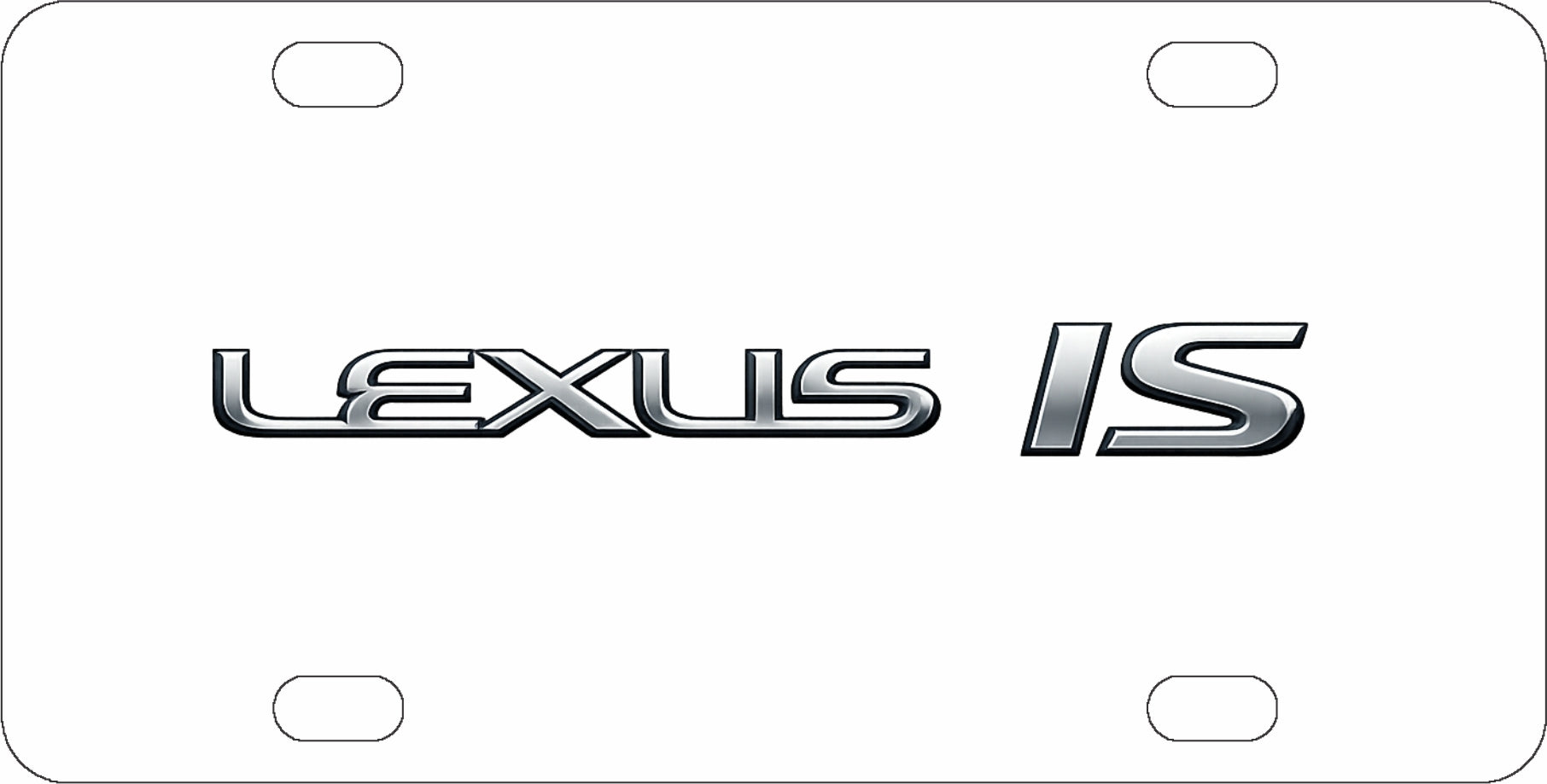 Lexus IS License Plate
