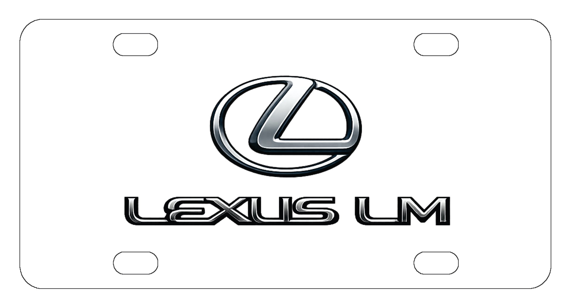 Lexus LM License Plate
