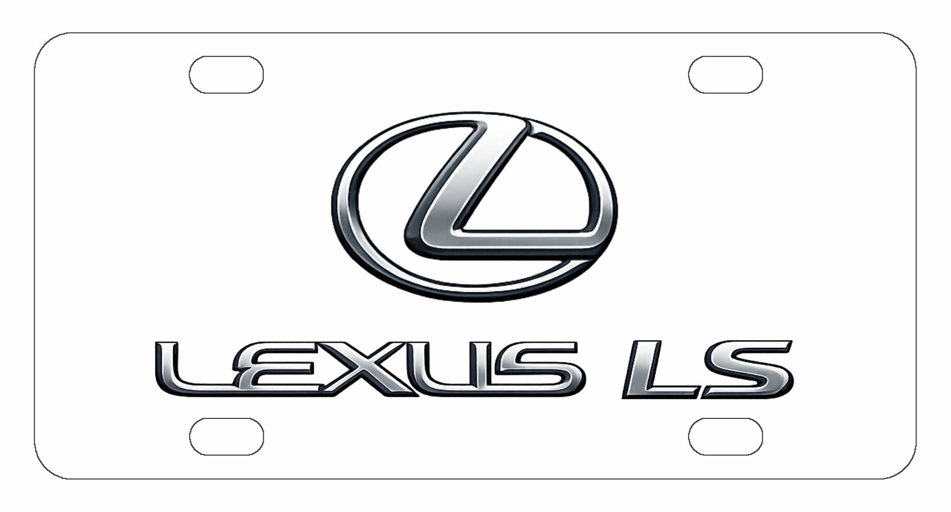 Lexus LS License Plate