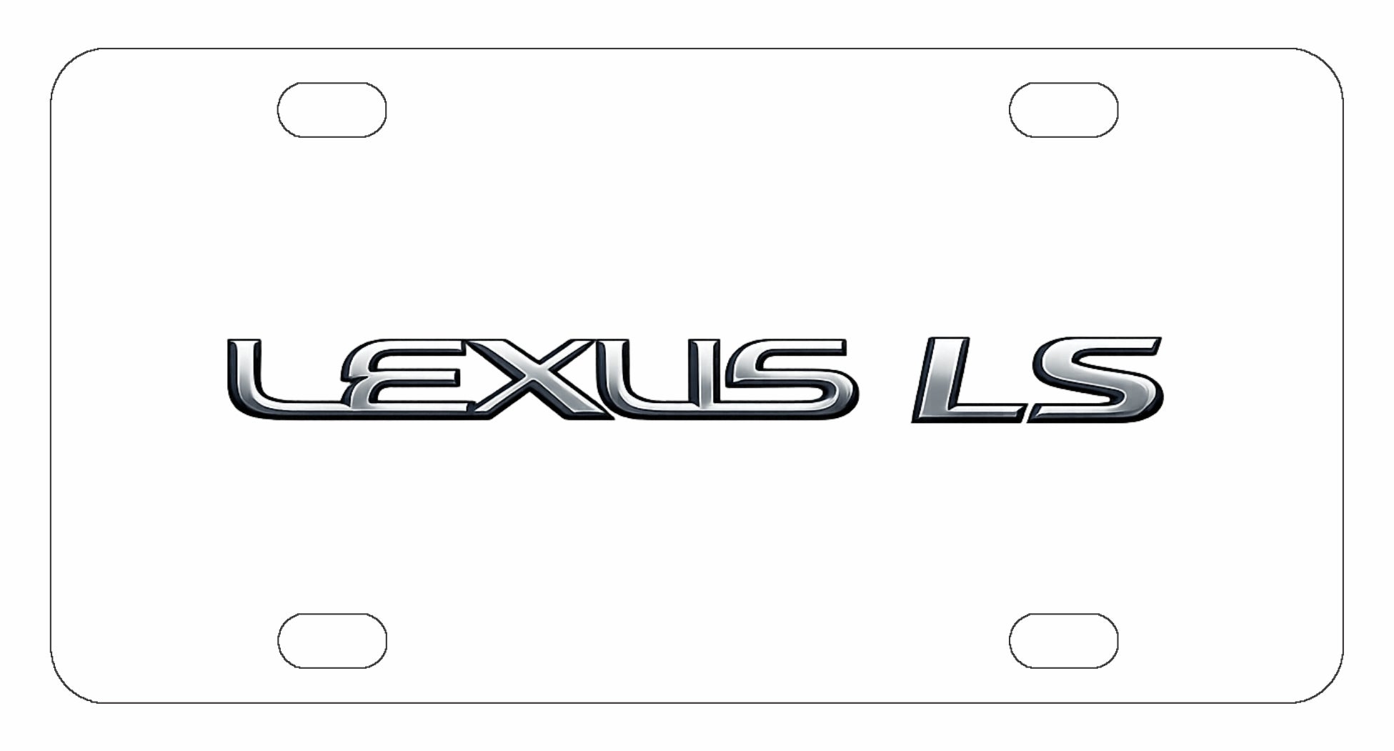 Lexus LS License Plate