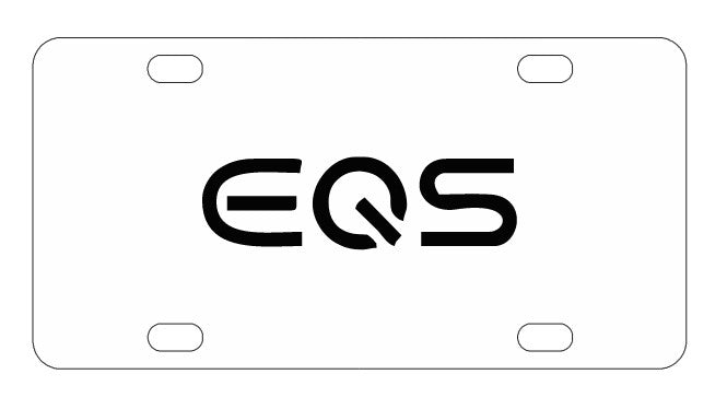 Mercedes EQS License Plate