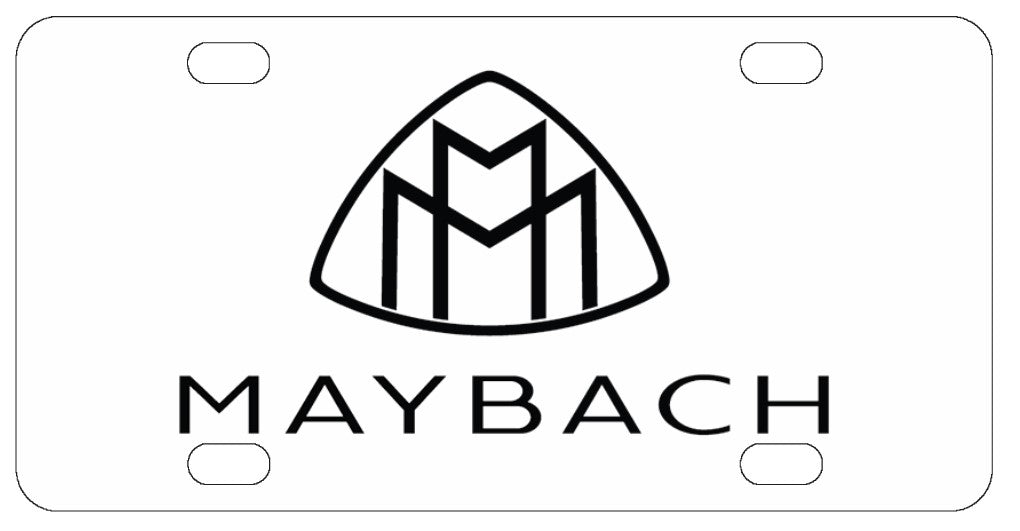Mercedes Maybach License Plate