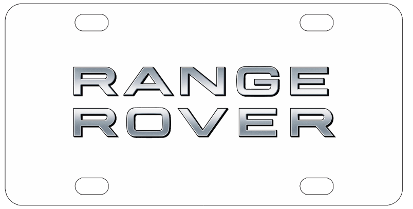 Range Rover License Plate
