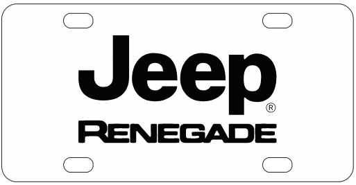 Jeep Renegade License Plate