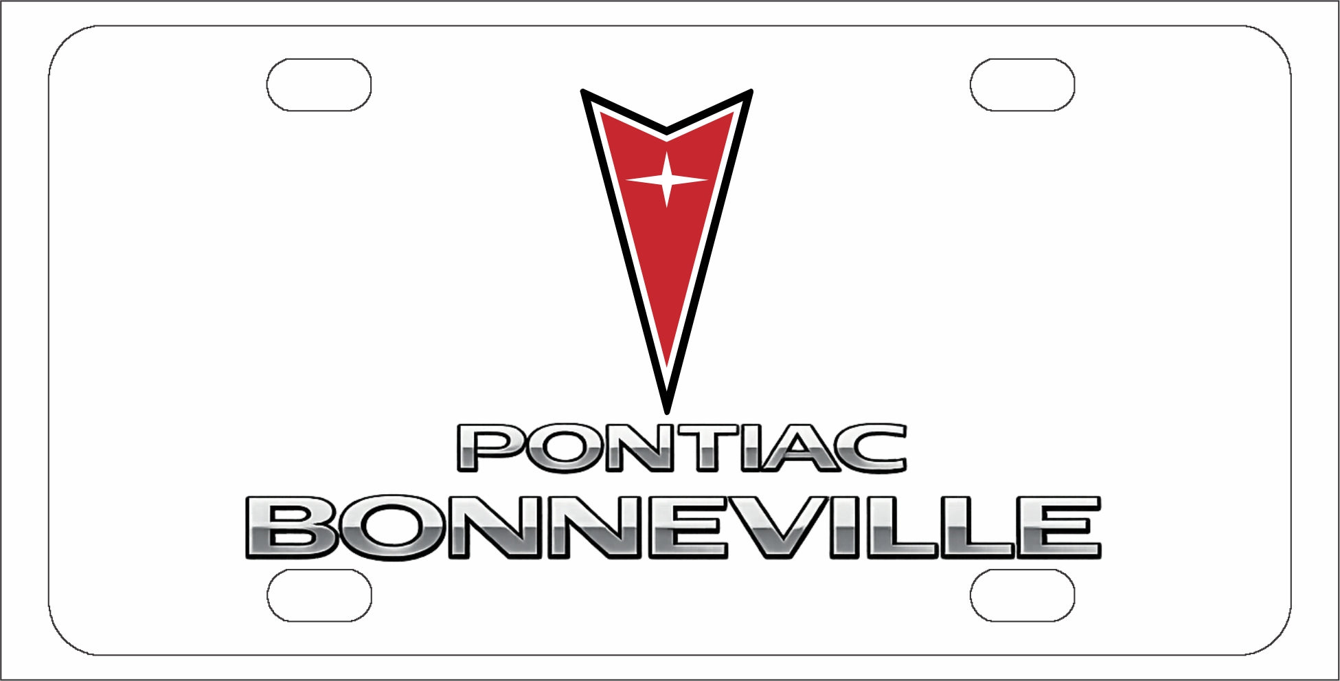 Pontiac Bonneville License Plate
