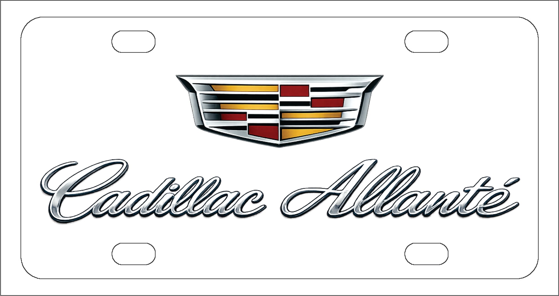 Cadillac Allante License Plate
