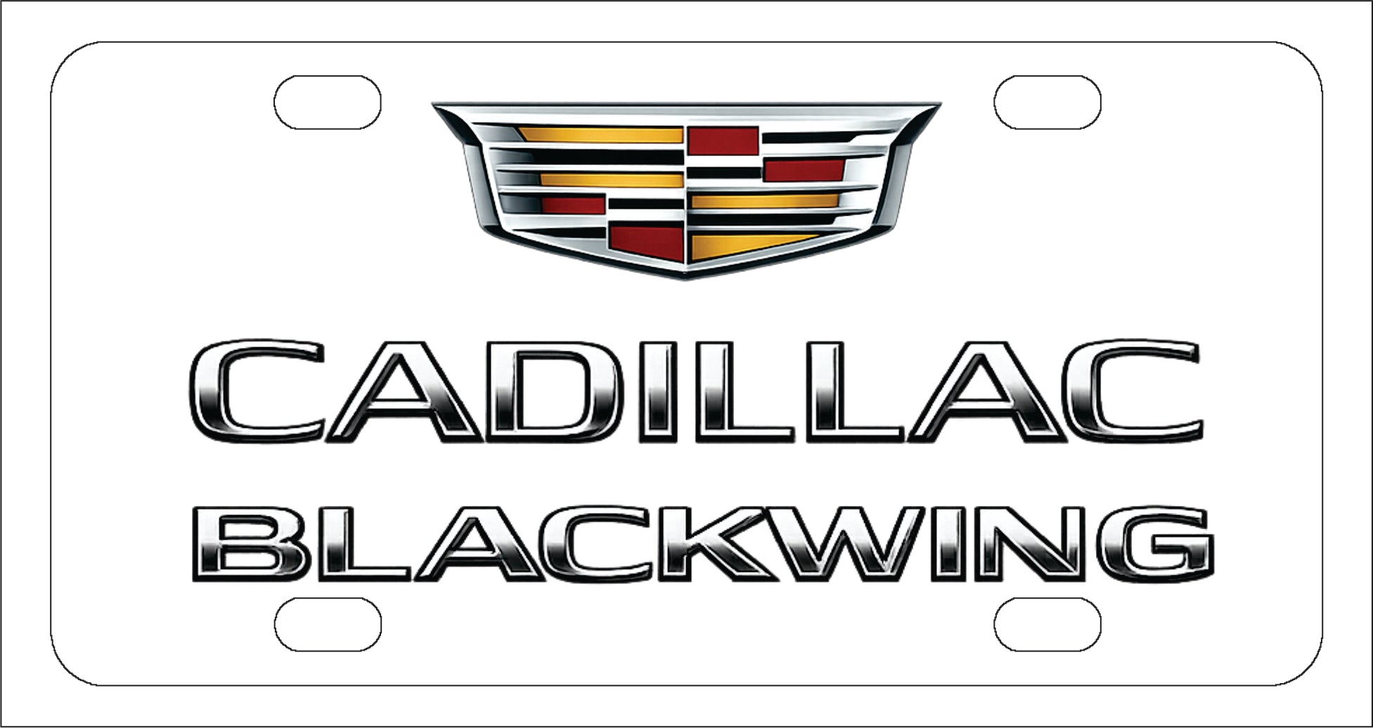 Cadillac CT5-V Blackwing License Plate