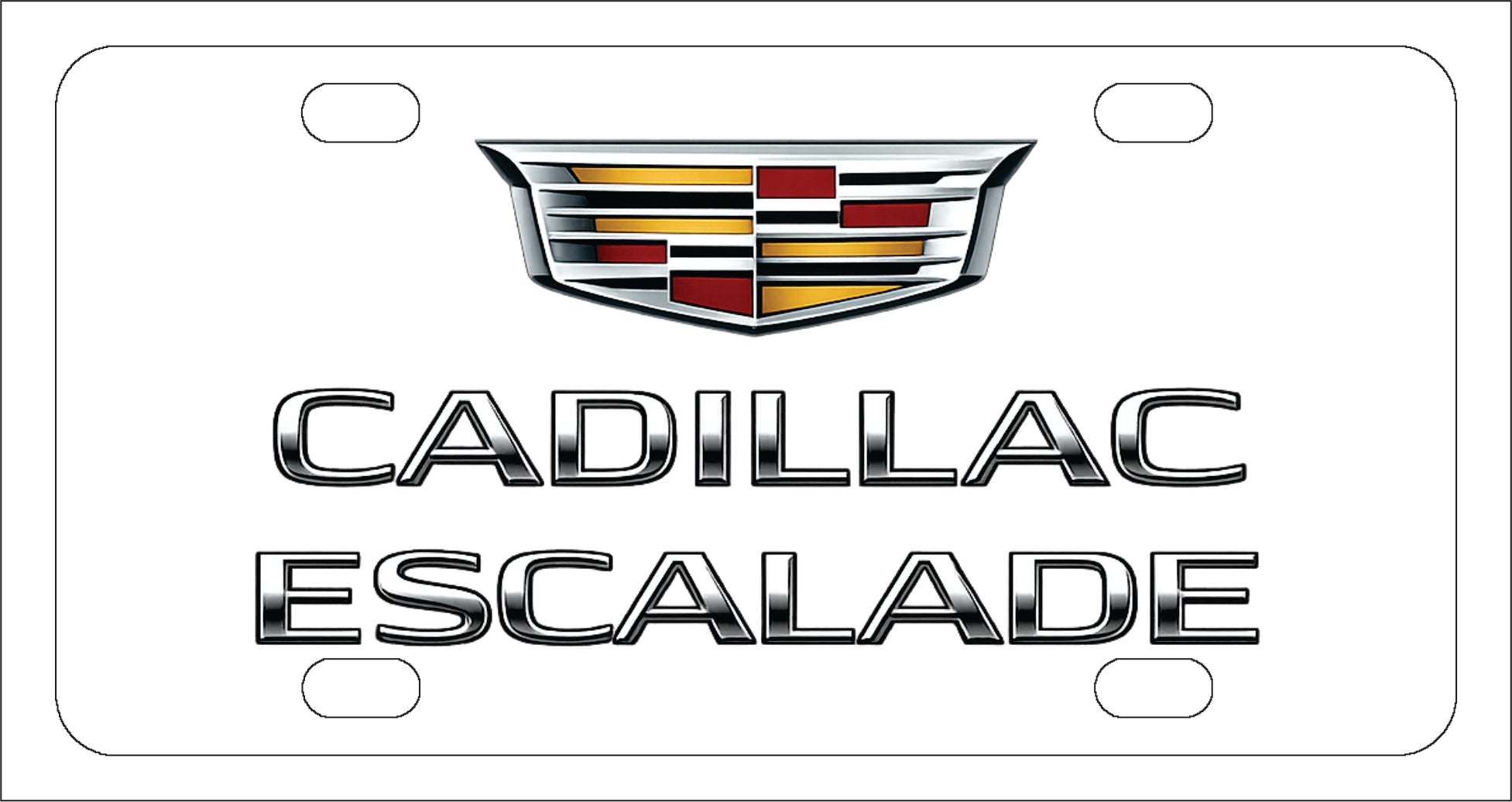 Cadillac Escalade License Plate
