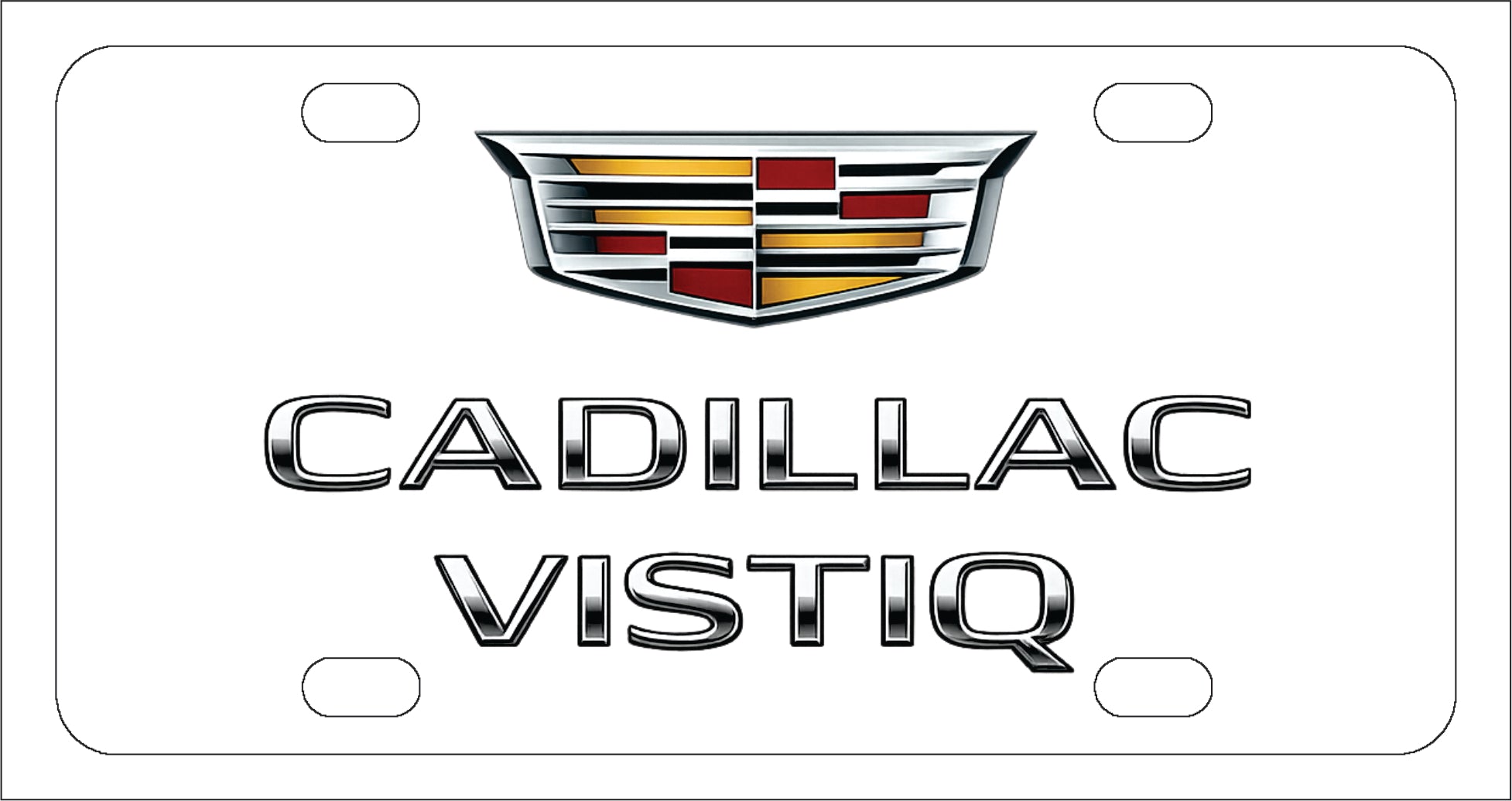 Cadillac Vistiq License Plate