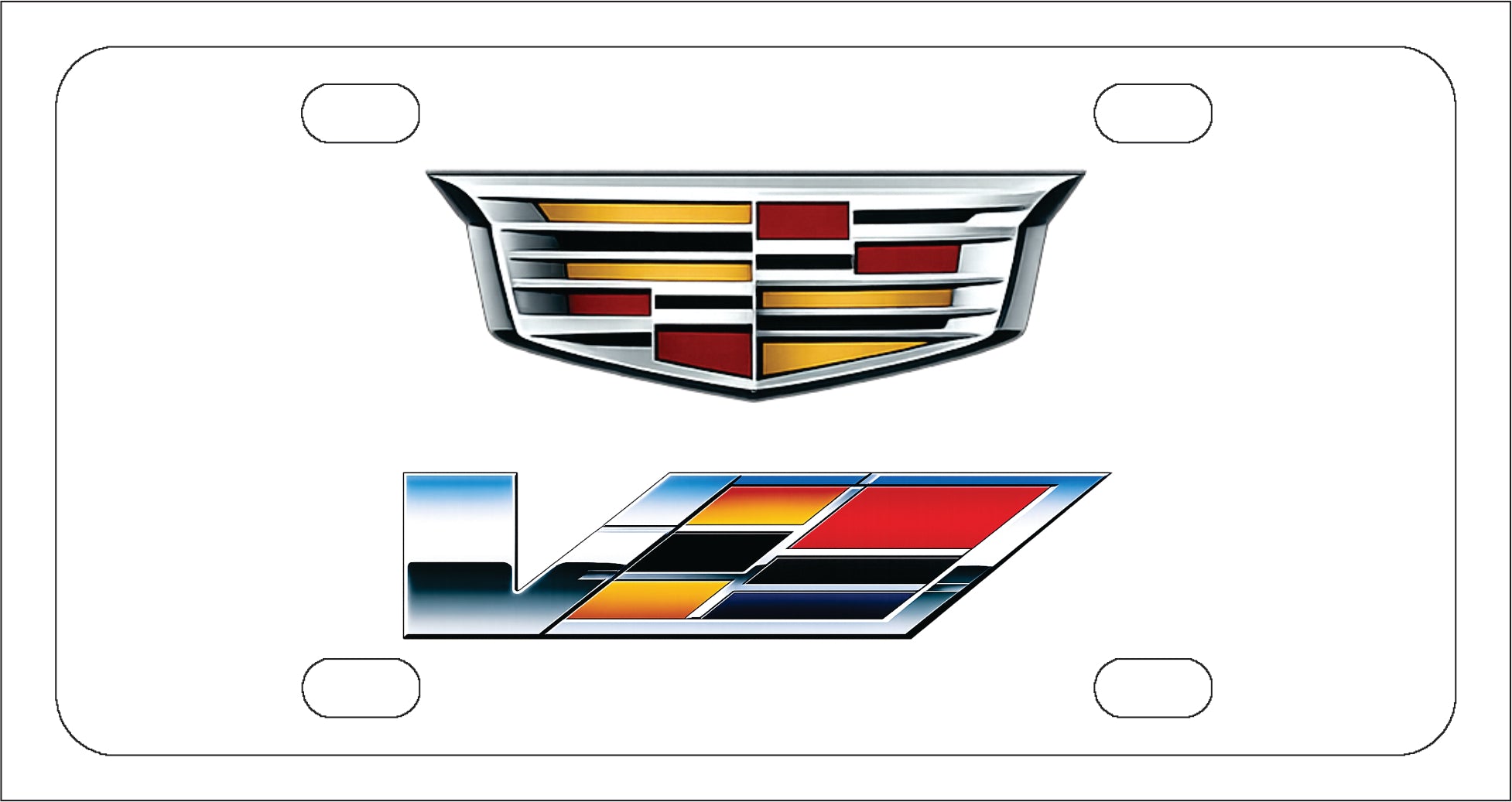 Cadillac V-Series License Plate