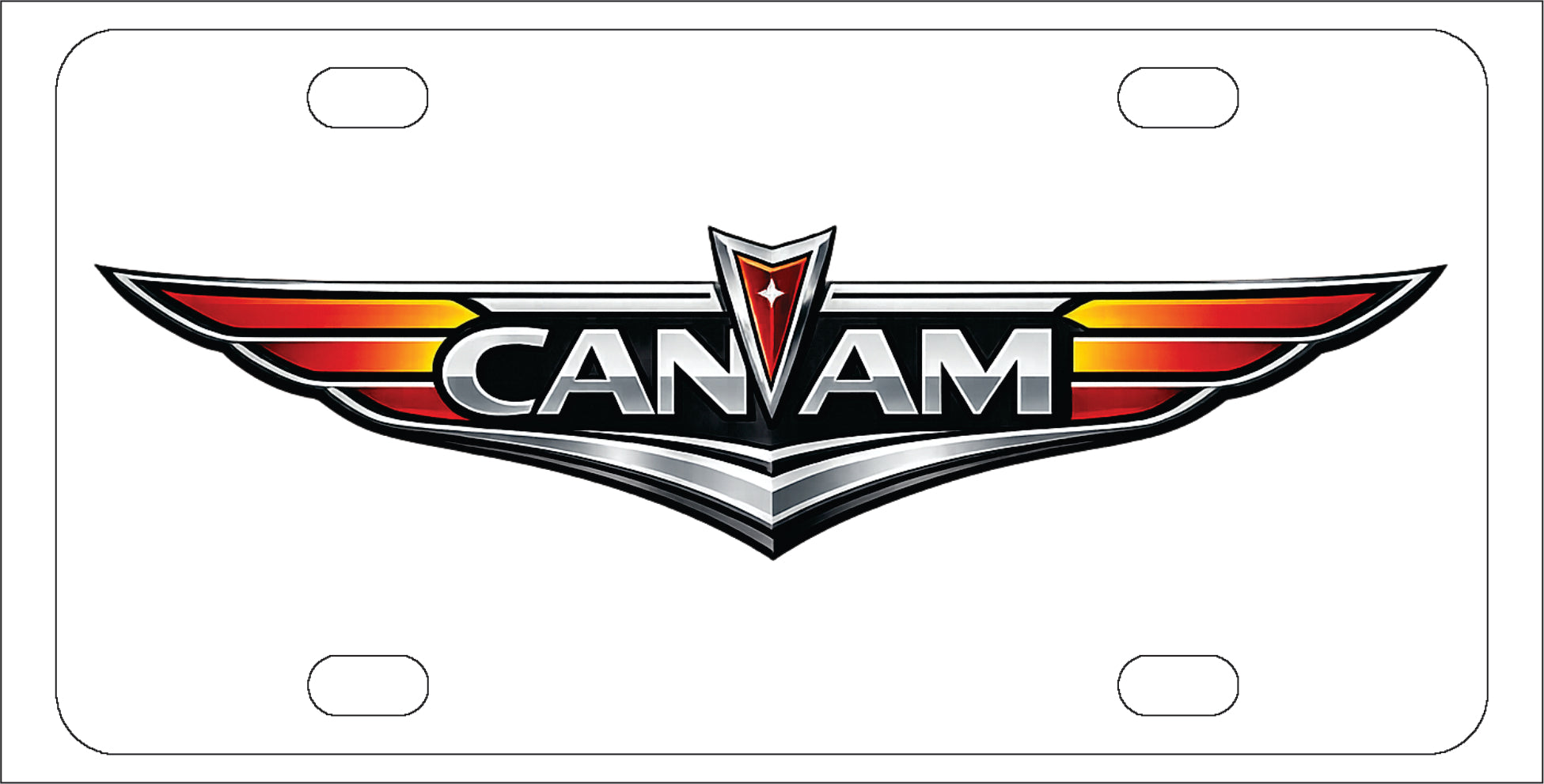 Pontiac Can Am License Plate