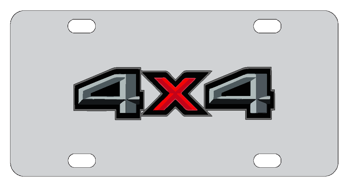 Ford 4x4 License Plate