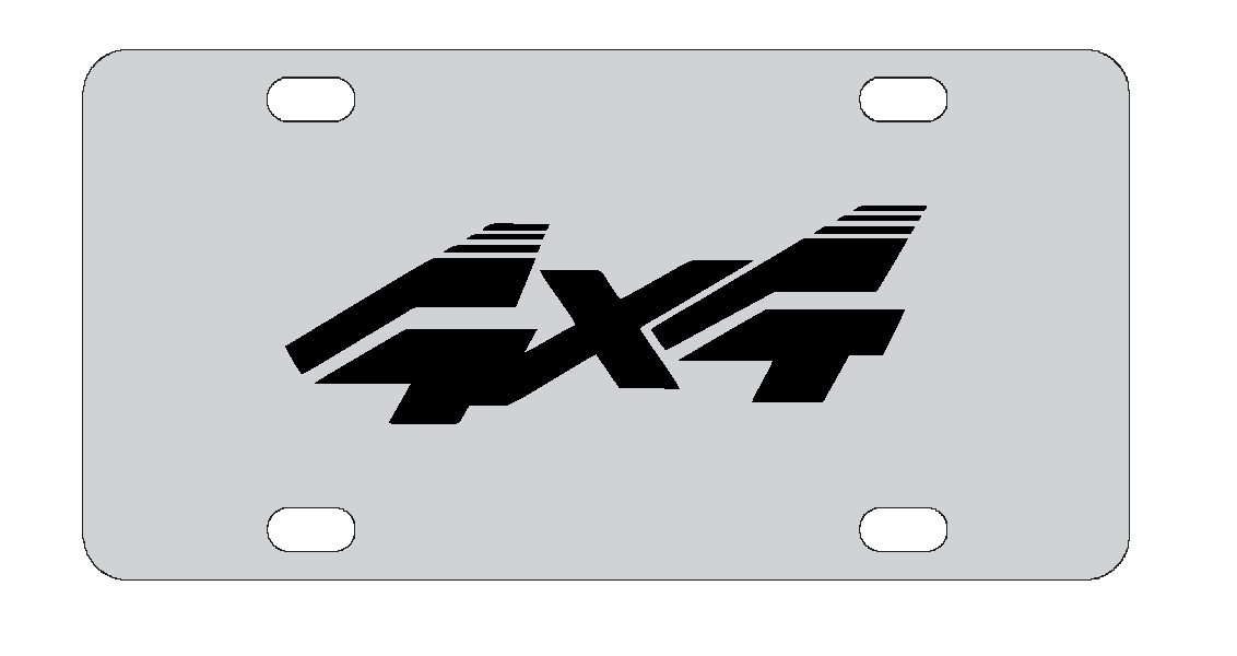 Ford 4x4 License Plate