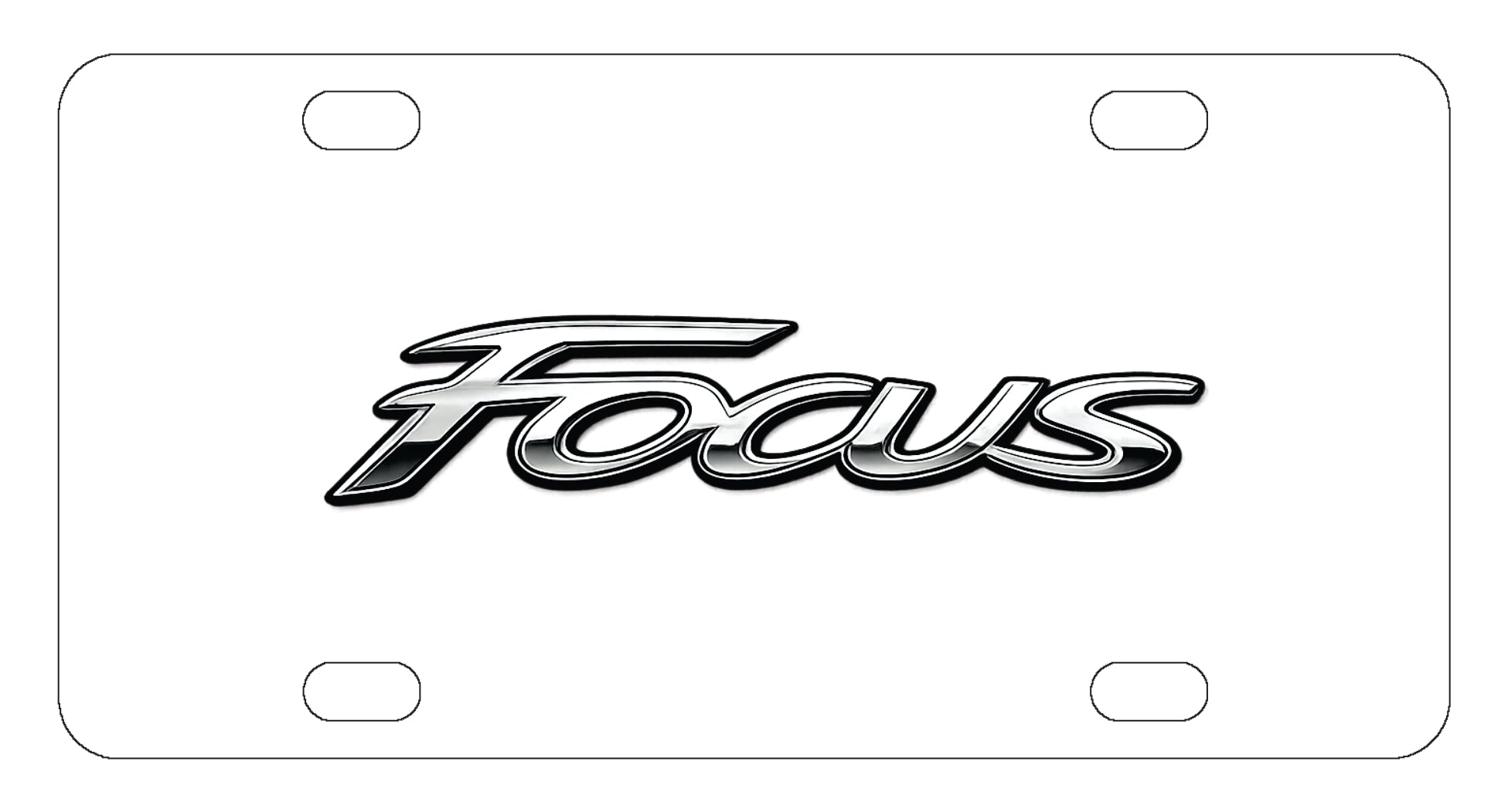 Ford Focus License Plate