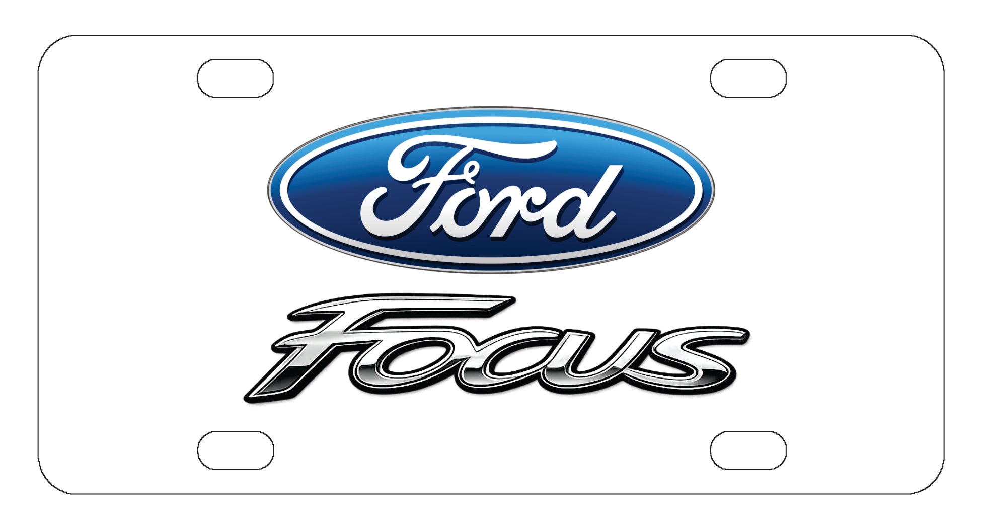 Ford Focus License Plate