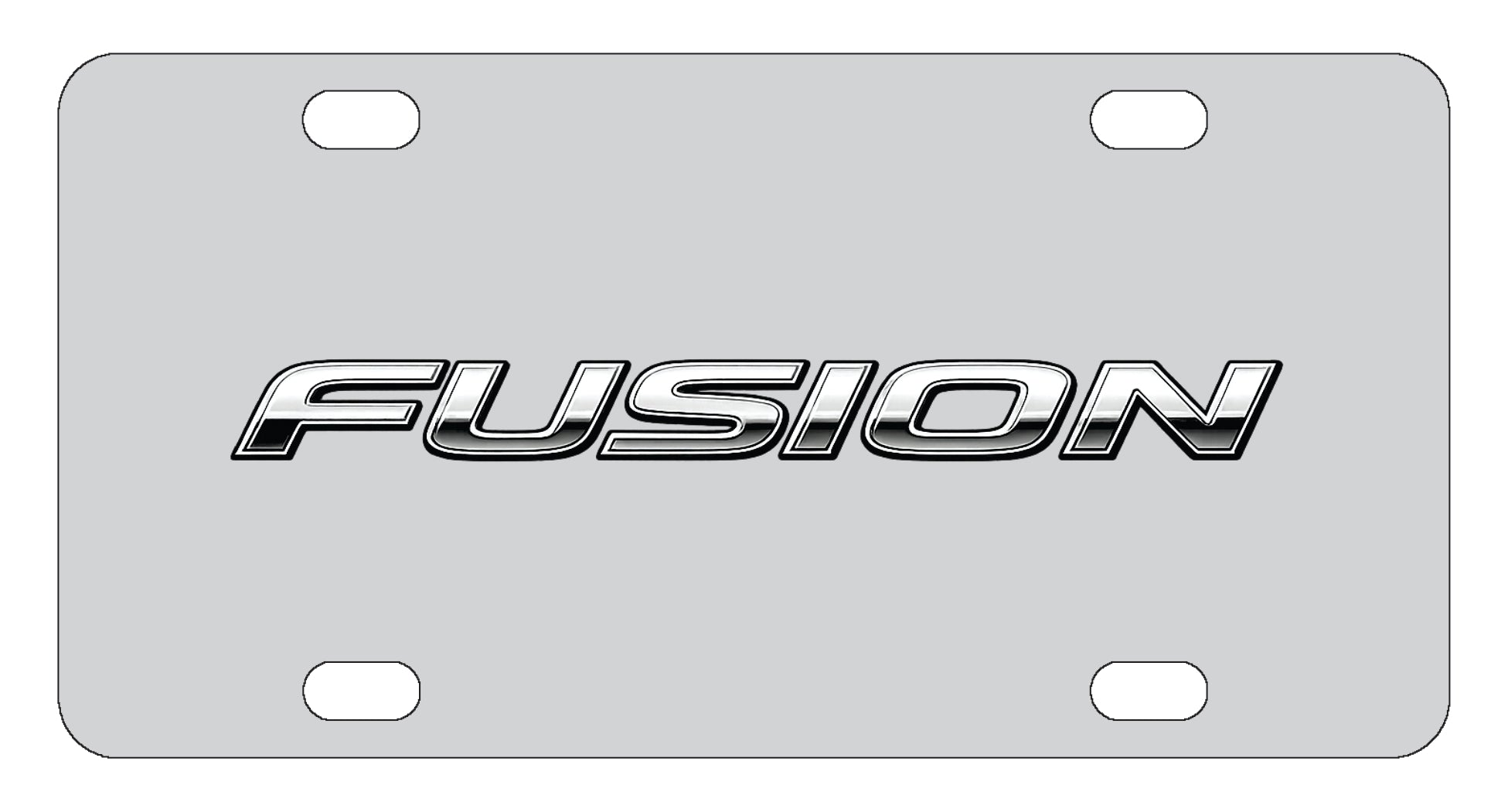 Ford Fusion License Plate